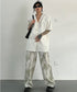 V-neck Short-sleeve Jacket